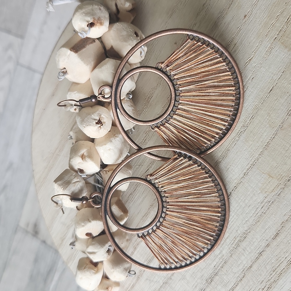 Bronze Boho Chic Earrings